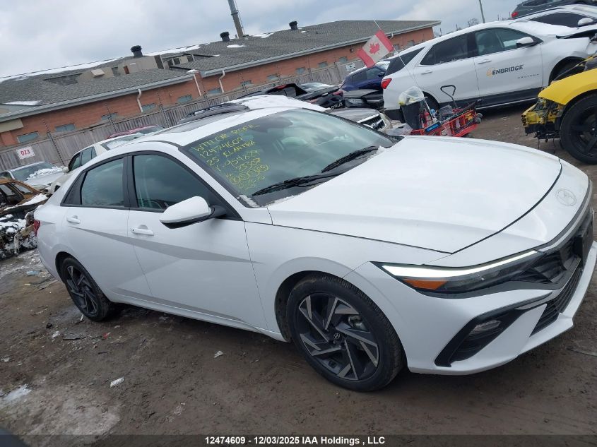 2025 Hyundai Elantra Sel Sport VIN: KMHLM4DG3SU954829 Lot: 12474609