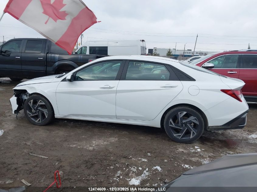 2025 Hyundai Elantra Sel Sport VIN: KMHLM4DG3SU954829 Lot: 12474609