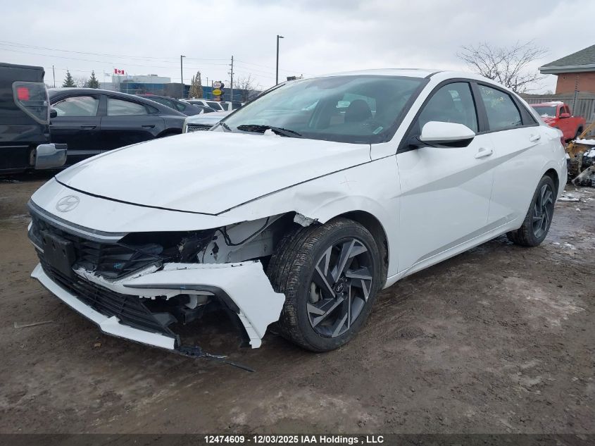2025 Hyundai Elantra Sel Sport VIN: KMHLM4DG3SU954829 Lot: 12474609