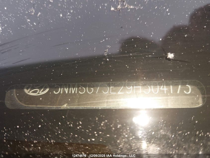 2009 Hyundai Santa Fe Gl/Gls VIN: 5NMSG73E29H304173 Lot: 12474610