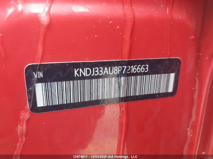 2023 Kia Soul Ex VIN: KNDJ33AU8P7216663 Lot: 12474611