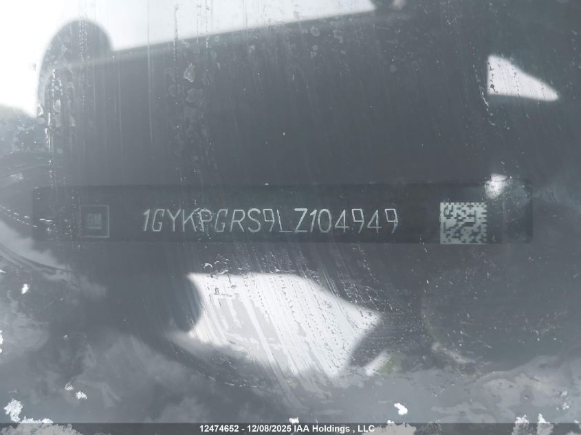 2020 Cadillac Xt6 Sport VIN: 1GYKPGRS9LZ104949 Lot: 12474652