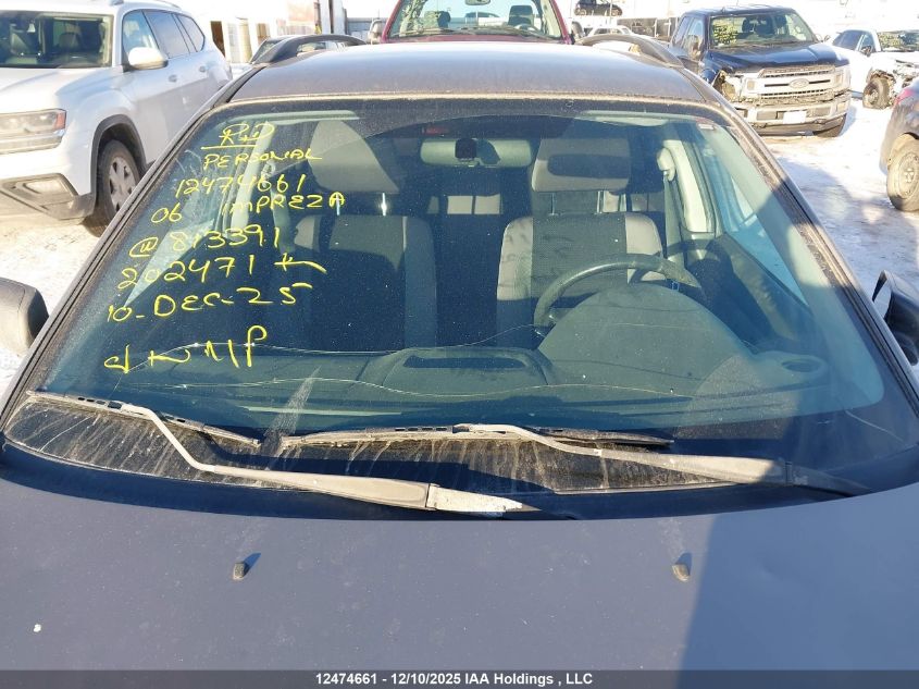 2006 Subaru Impreza 2.5I Sports Wagon VIN: JF1GG676X6G813391 Lot: 12474661