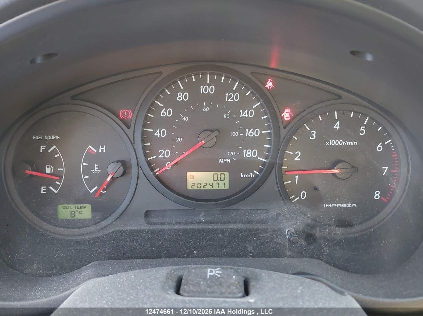 2006 Subaru Impreza 2.5I Sports Wagon VIN: JF1GG676X6G813391 Lot: 12474661