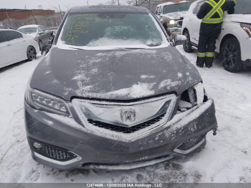 2017 Acura Rdx Elite VIN: 5J8TB4H76HL804511 Lot: 12474696
