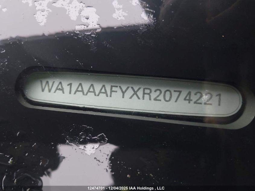 2024 Audi Q5 Komfort 45 VIN: WA1AAAFYXR2074221 Lot: 12474701