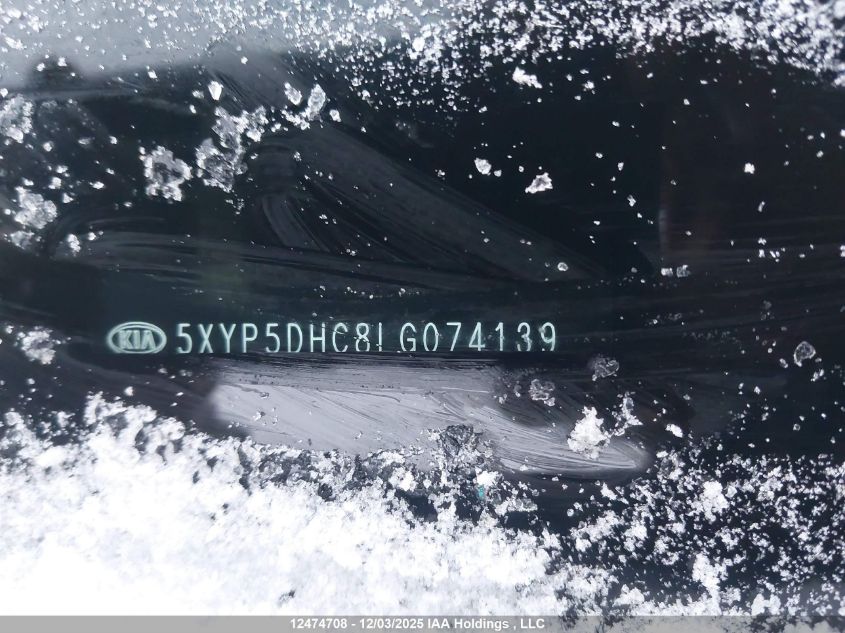 2020 Kia Telluride Sx/Sx Limited/Sx Limited W/Nappa VIN: 5XYP5DHC8LG074139 Lot: 12474708