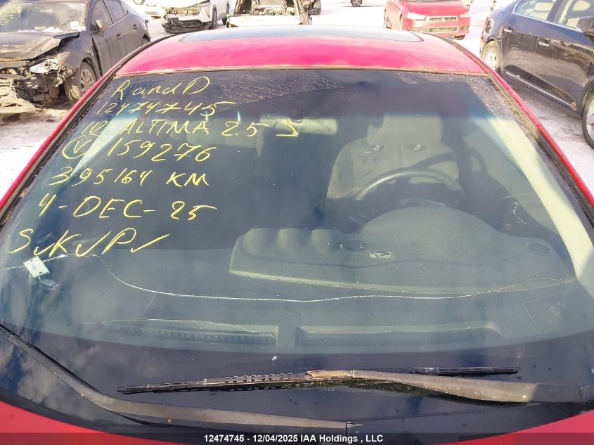 2010 Nissan Altima 2.5 S VIN: 1N4AL2EP7AC159276 Lot: 12474745