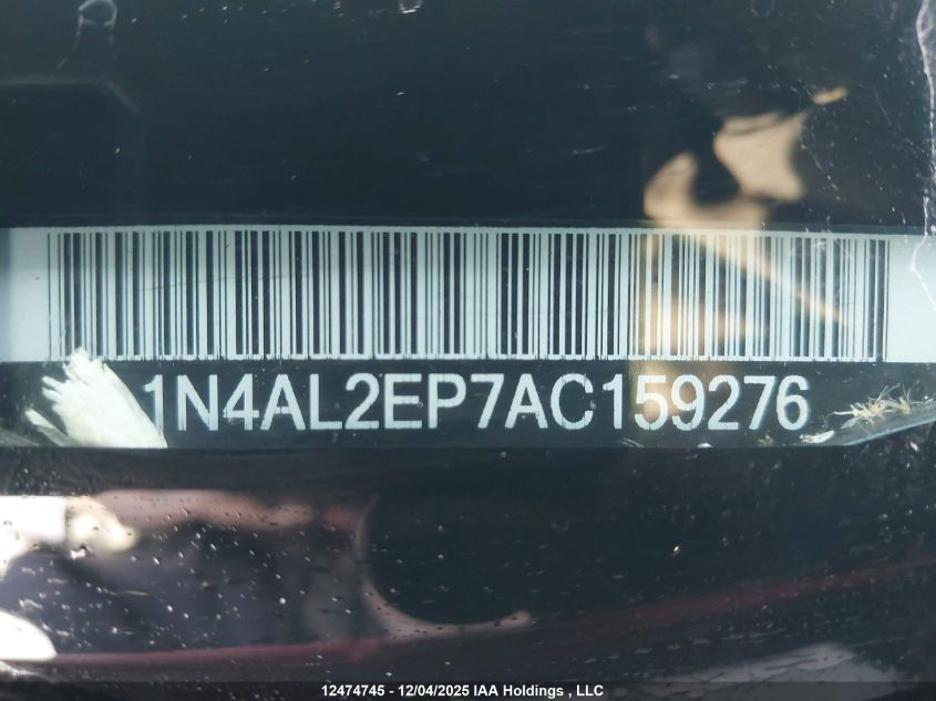 2010 Nissan Altima 2.5 S VIN: 1N4AL2EP7AC159276 Lot: 12474745