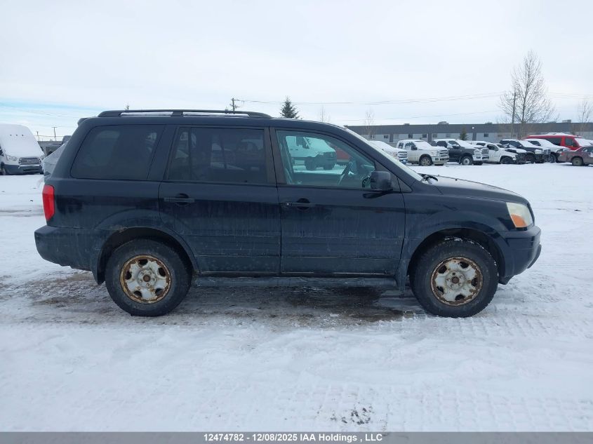 2003 Honda Pilot Exl VIN: 2HKYF18543H006804 Lot: 12474782