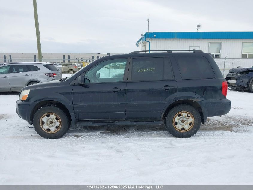 2003 Honda Pilot Exl VIN: 2HKYF18543H006804 Lot: 12474782