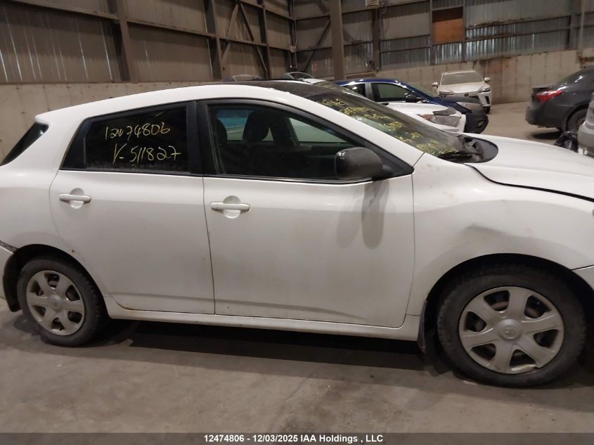2010 Toyota Matrix VIN: 2T1KU4EE8AC511827 Lot: 12474806