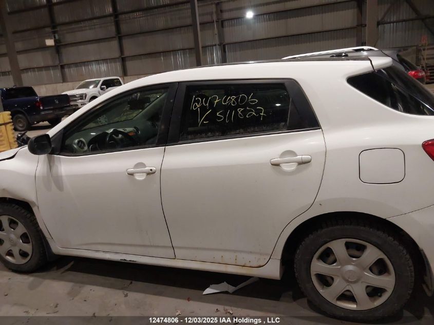 2010 Toyota Matrix VIN: 2T1KU4EE8AC511827 Lot: 12474806