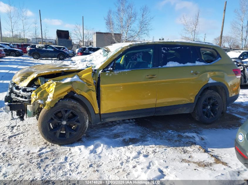 2018 Volkswagen Atlas 3.6 Fsi Trendline VIN: 1V2HR2CA6JC506648 Lot: 12474828