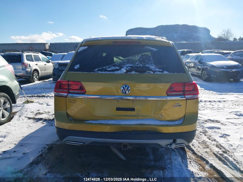 2018 Volkswagen Atlas 3.6 Fsi Trendline VIN: 1V2HR2CA6JC506648 Lot: 12474828