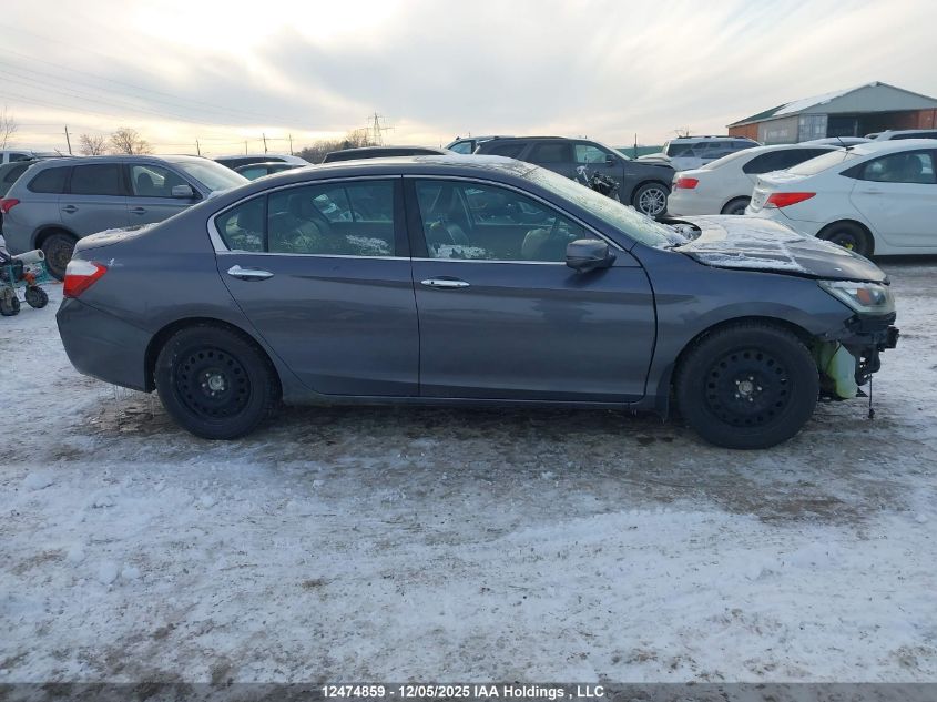 2014 Honda Accord Exl VIN: 1HGCR3F86EA800290 Lot: 12474859