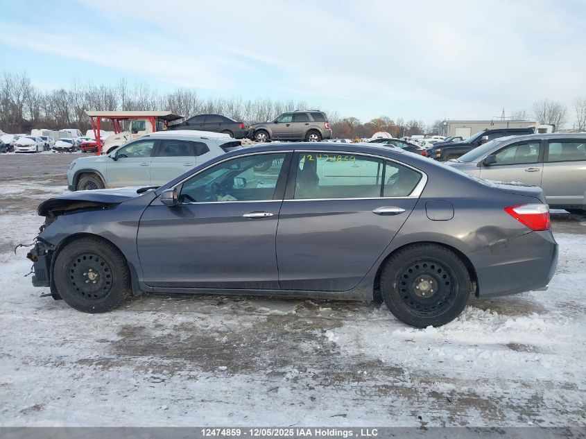 2014 Honda Accord Exl VIN: 1HGCR3F86EA800290 Lot: 12474859