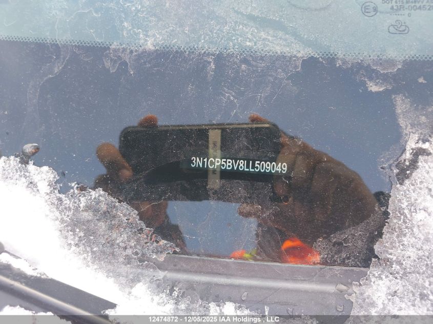 2020 Nissan Kicks VIN: 3N1CP5BV8LL509049 Lot: 12474872