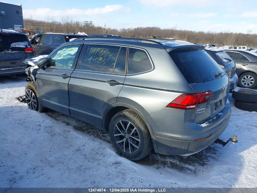2020 Volkswagen Tiguan Comfortline/Iq Drive VIN: 3VV2B7AXXLM150935 Lot: 12474874