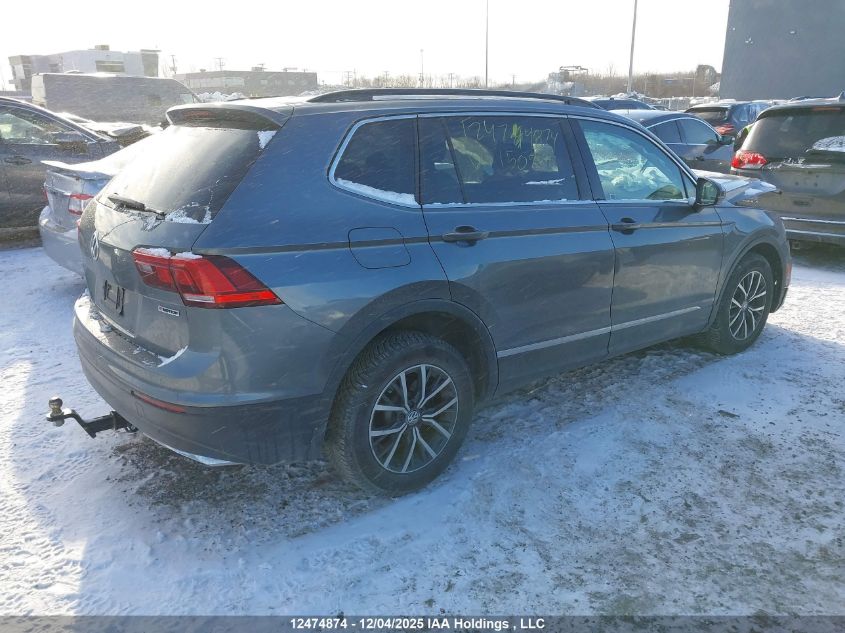 2020 Volkswagen Tiguan Comfortline/Iq Drive VIN: 3VV2B7AXXLM150935 Lot: 12474874