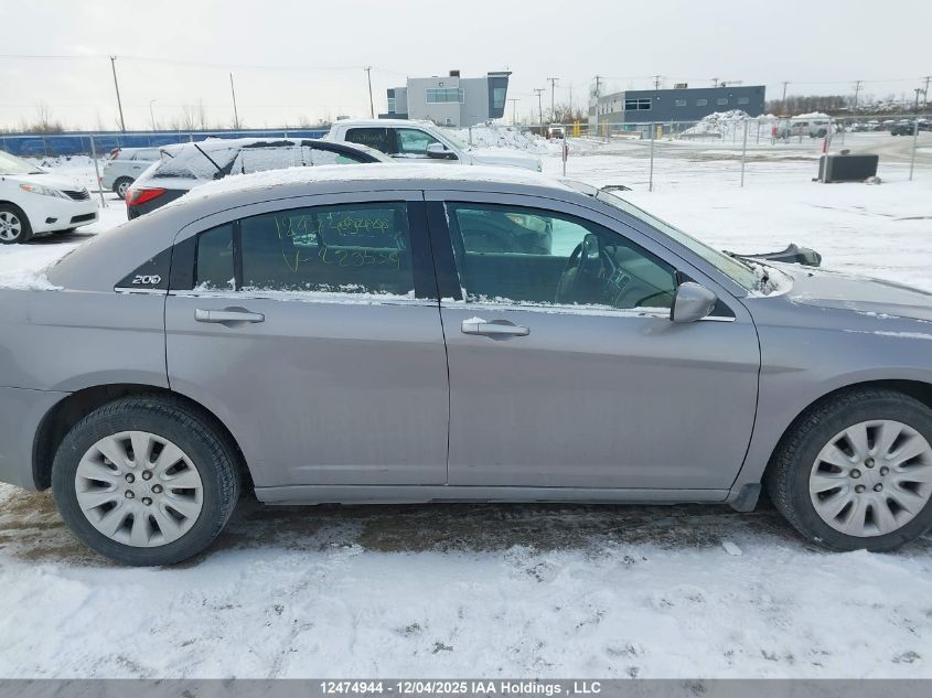 2014 Chrysler 200 Lx VIN: 1C3CCBAB8EN229539 Lot: 12474944