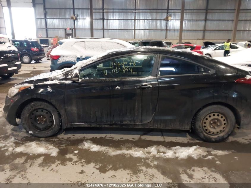 2014 Hyundai Elantra Coupe Gs/Se VIN: KMHDH6AH5EU027854 Lot: 12474976