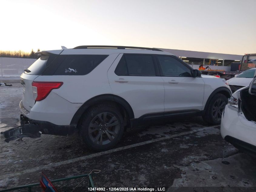 2021 Ford Explorer Xlt VIN: 1FMSK8DH9MGA89321 Lot: 12474992