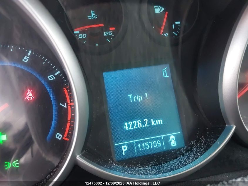 2011 Chevrolet Cruze Lt Turbo VIN: 1G1PG5S90B7159817 Lot: 12475002