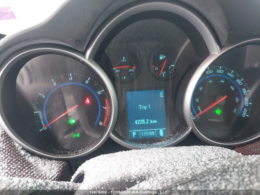 2011 Chevrolet Cruze Lt Turbo VIN: 1G1PG5S90B7159817 Lot: 12475002