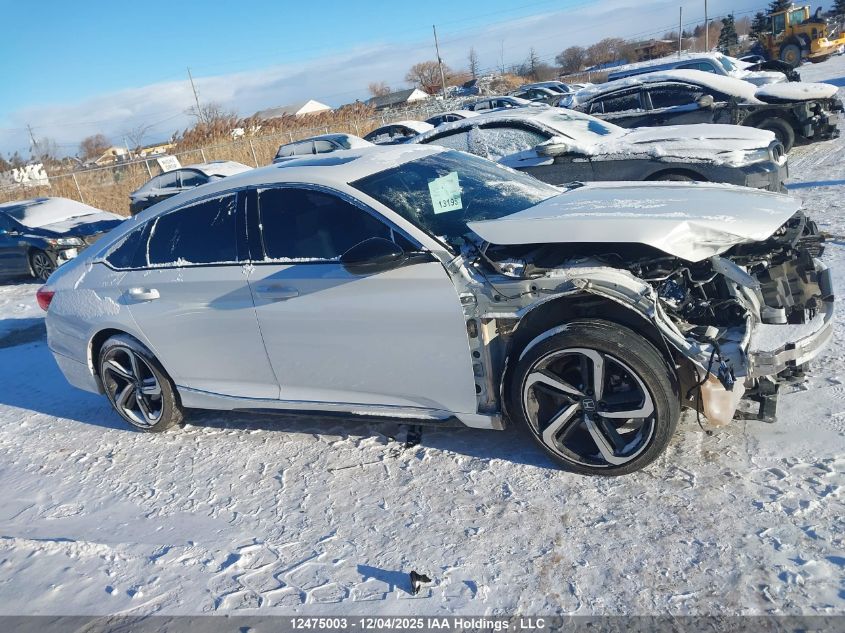 2022 Honda Accord Sport 2.0T VIN: 1HGCV2F3XNA800027 Lot: 12475003