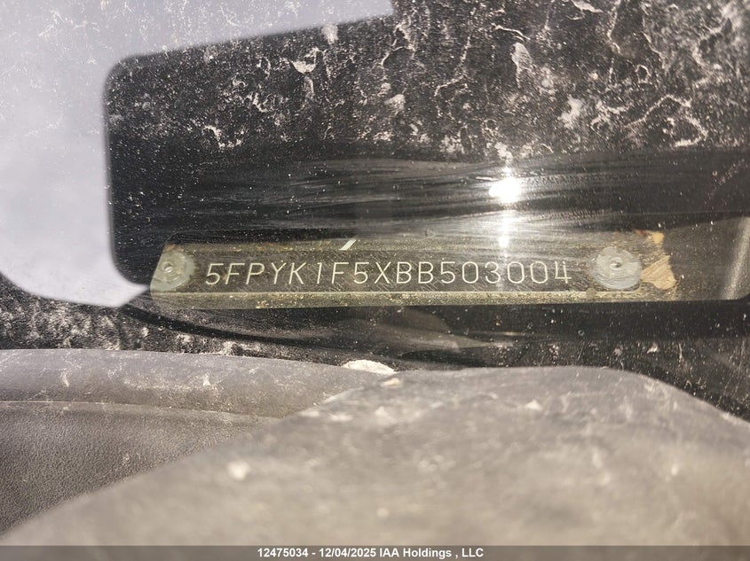 5FPYK1F5XBB503004 2011 HONDA RIDGELINE photo no. 21