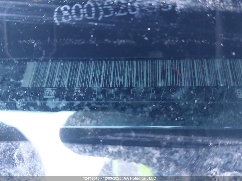 2010 Chevrolet Cobalt Lt VIN: 1G1AD5F54A7235107 Lot: 12475048