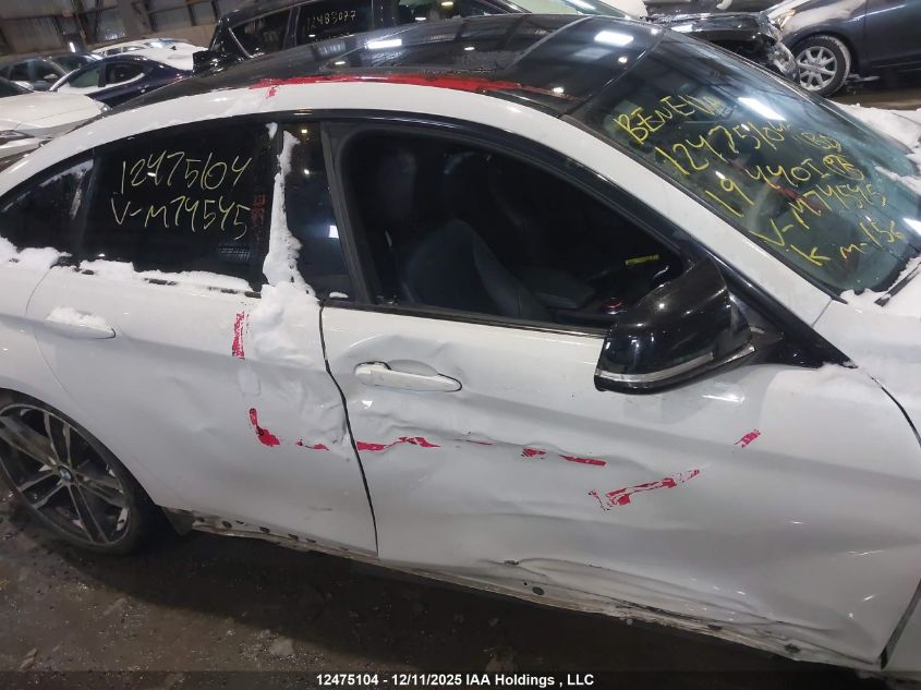 2019 BMW 440I Gran Coupe xDrive VIN: WBA4J7C55KBM74545 Lot: 12475104