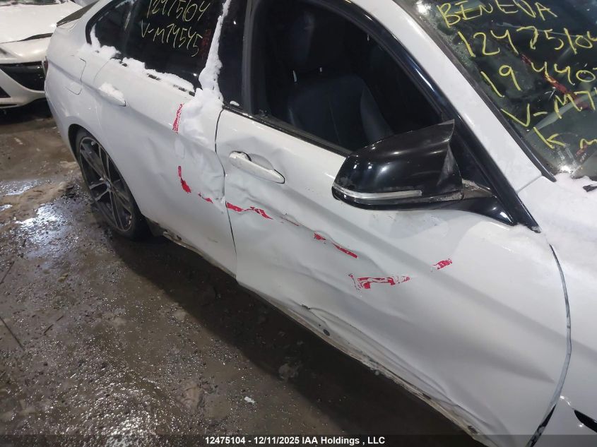 2019 BMW 440I Gran Coupe xDrive VIN: WBA4J7C55KBM74545 Lot: 12475104