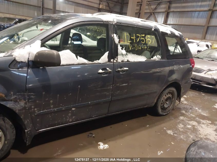 2008 Toyota Sienna Ce VIN: 5TDZK29C88S217377 Lot: 12475137