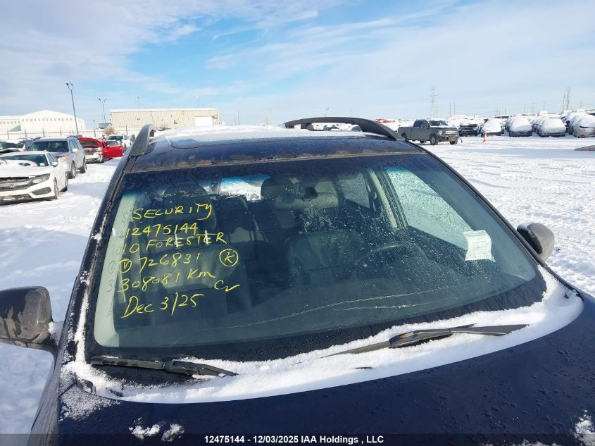 2010 Subaru Forester 2.5 X Limited Package VIN: JF2SH6DC4AH726831 Lot: 12475144