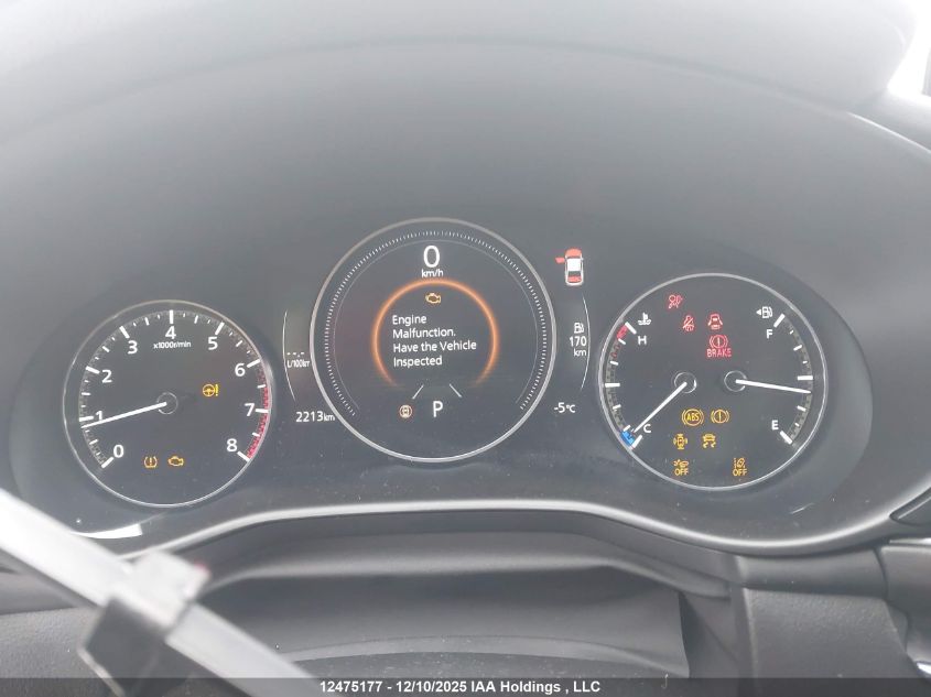 2025 Mazda Mazda3 VIN: JM1BPACM4S1796581 Lot: 12475177