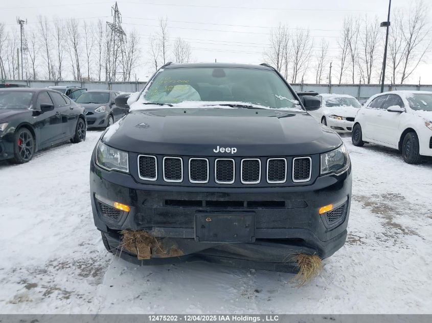 2018 Jeep Compass Sport VIN: 3C4NJCAB1JT249240 Lot: 12475202