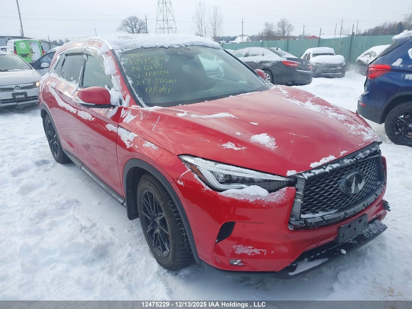 3PCAJ5M35LF114004 2020 Infiniti Qx50 Pure/Luxe/Essential/Sensory/Autograph auction photo 1