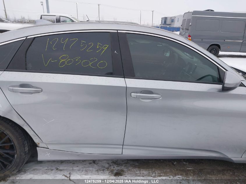 2018 Honda Accord Lx VIN: 1HGCV1E15JA803020 Lot: 12475259