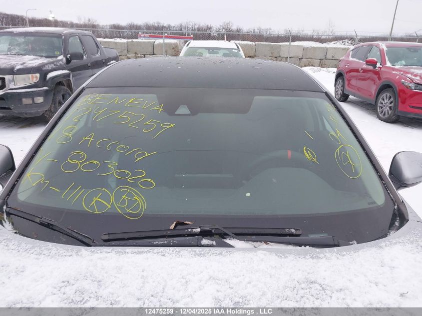 2018 Honda Accord Lx VIN: 1HGCV1E15JA803020 Lot: 12475259