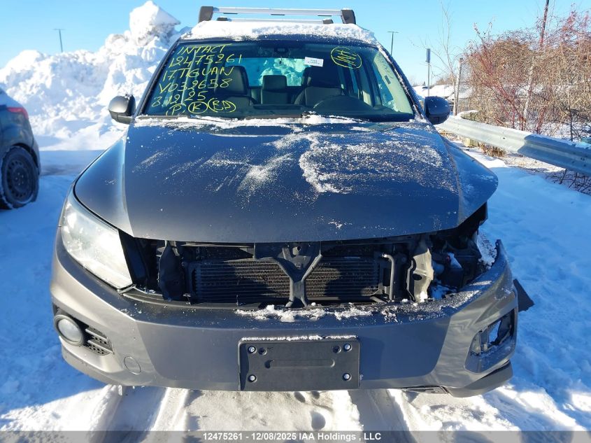 2017 Volkswagen Tiguan VIN: WVGNV7AX5HK032658 Lot: 12475261