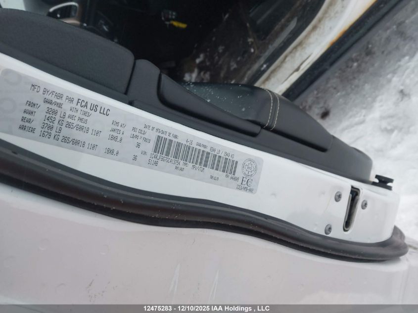 2016 Jeep Grand Cherokee Limited VIN: 1C4RJFBG7GC413754 Lot: 12475283