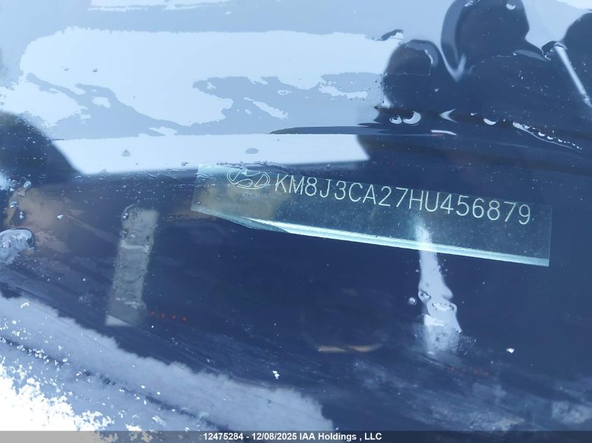 2017 Hyundai Tucson Se VIN: KM8J3CA27HU456879 Lot: 12475284