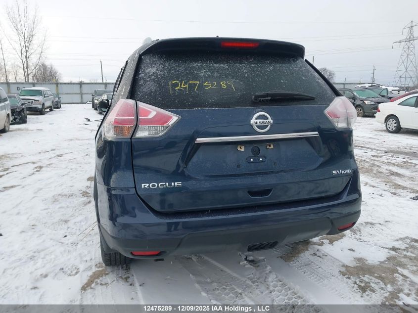 2016 Nissan Rogue S/Sl Premium/Sv VIN: 5N1AT2MV8GC897635 Lot: 12475289