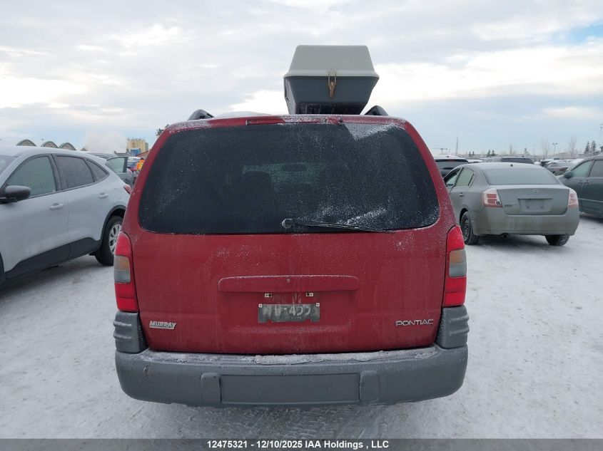 2003 Pontiac Montana Gt/Se VIN: 1GMDX03E13D291783 Lot: 12475321