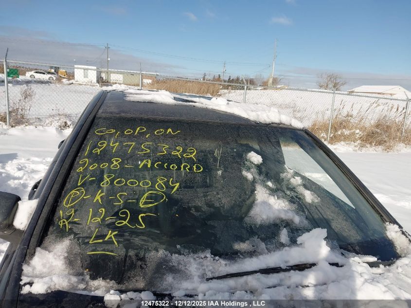 2008 Honda Accord Ex-L VIN: 1HGCP26888A800084 Lot: 12475322