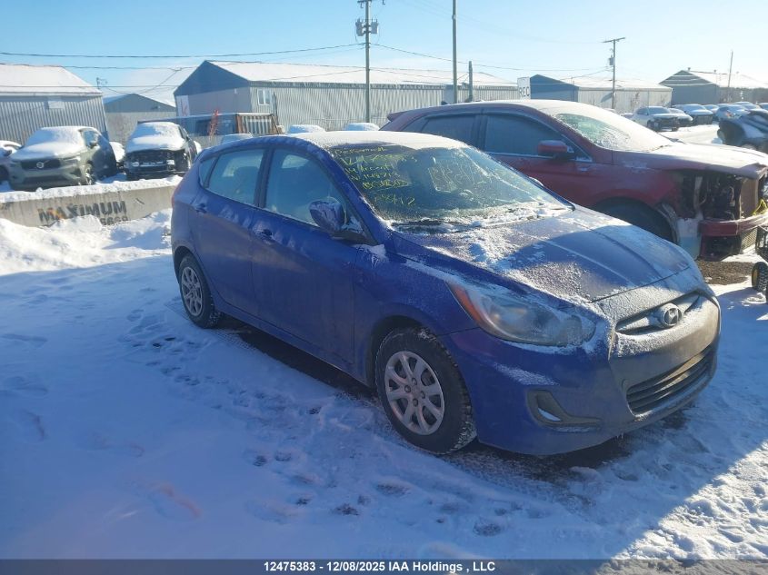 2014 Hyundai Accent Gls/Gs VIN: KMHCT5AE8EU148713 Lot: 12475383