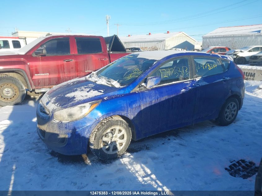 2014 Hyundai Accent Gls/Gs VIN: KMHCT5AE8EU148713 Lot: 12475383