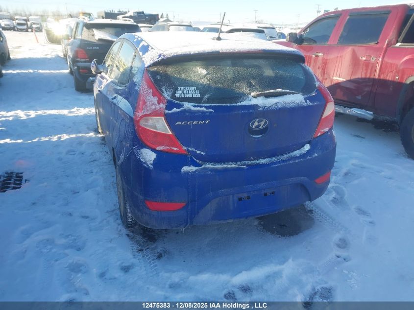 2014 Hyundai Accent Gls/Gs VIN: KMHCT5AE8EU148713 Lot: 12475383